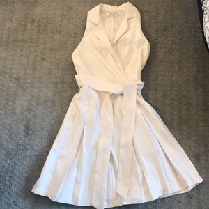 Evan-Picone cream silk dress